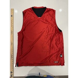 Starter Reversible Jersey Men's‎ Red Black Sports Active No Size Tag